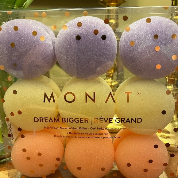 🌟New- Monat Dream Bigger 9 Soft Foam Macaron Sleep Rollers - Picture 2 of 3